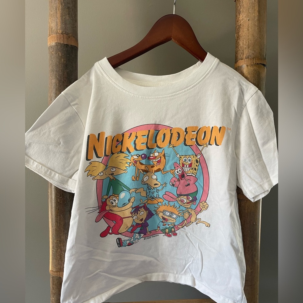 GAP Kids White Nickelodeon Graphic Tee